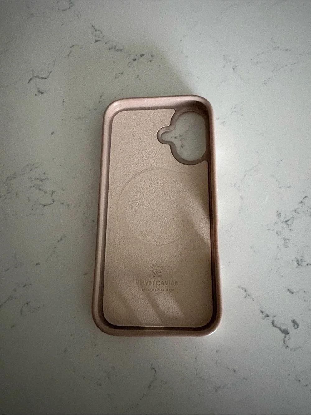 Velvet Caviar Checkerboard Nude & White iPhone 16 Case